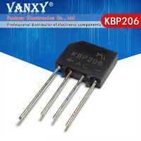 10PCS KBP206 DIP-4 KBP206G DIP DIP4 Bridge Rectifier 2A 600V new and original IC WATTY Electronics