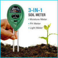 PH Moisture Meter เครื่องวัดค่า Soil Meter PH ความเป็นกรด-ด่างความชื้น และความสว่าง 3 in 1 Soil PH Meter