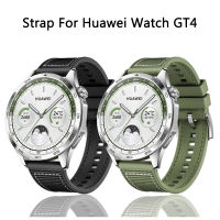 สายไนลอนสำหรับเปลี่ยน GT4 Huawei สายรัดข้อมือสมาร์ทวอทช์เข็มขัดถักอย่างเป็นทางการอุปกรณ์เสริมสร้อยข้อมือ GT4นาฬิกา Huawei สำหรับนาฬิกา Huawei