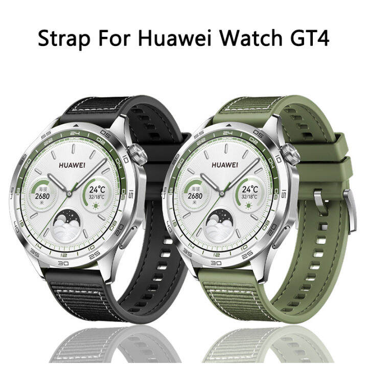 Nylon Strap For Huawei GT4 Replacement Braid Belt Official Smartwatch ...