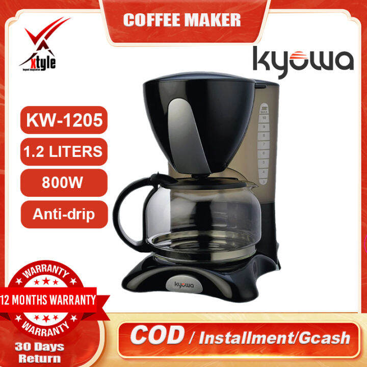 Kyowa Coffee Maker KW1205 1.2L 10 Cups Coffee Maker Lazada PH
