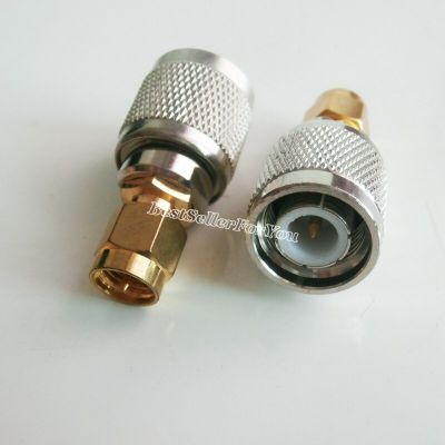 1Pc SMA male to TNC male plug straight 50ohm RF adapter Connector SMA-TNC  M/M Adapter Electrical Connectors
