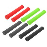 1 Pair Bicycle Grips Mountain Bike Handlebar Soft Ultralight TPE Grips Anti-skid Shock-absorbing Scooter Grips Bike Parts Handlebars