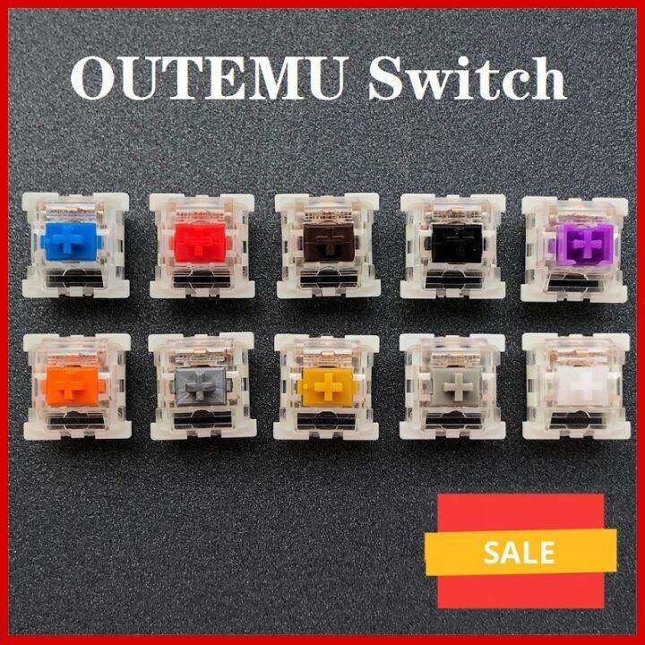 outemu-สวิตช์คีย์บอร์ดแบบกลไกสวิตช์3pin-แบบสัมผัสเชิงเส้นแบบคลิกตรงสวิตช์-rgb-led-smd-การเล่นเกมเข้ากันได้กับสวิตช์-mx