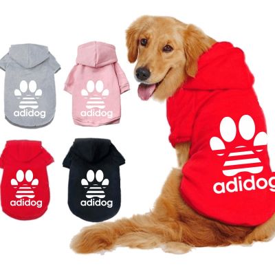 Dog clothes winter new dog hoodie dog sweater S-9XL medium and large dog clothes comfortable and warm plus velvet