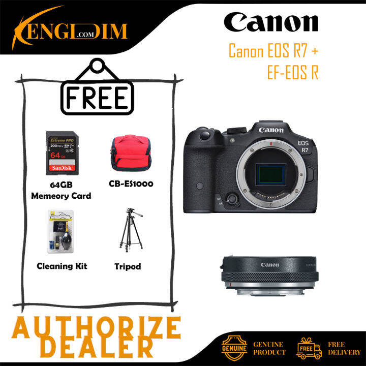 Canon EOS R7 Mirrorless Camera Body Lazada
