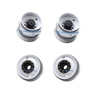 Metal Lock Tires Front and Rear Wheels for 1/14 Tamiya RC Truck Trailer Tipper Scania MAN Benz Actros Volvo Car Diy Parts Screw Nut Drivers