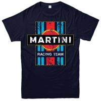 Martini Retro Racing T-Shirt Lancia Abarth Team Tee Shirt Vintage New Fashion Men Casual Cotton Short Sleeve T Shirt