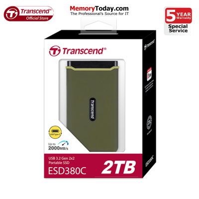 Transcend ESD380C Portable SSD 2TB (TS2TESD380C)