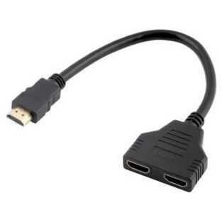 HOT!!ลดราคา Di shop Y hdmi splitter cable 1ออก2จอ full hd 1080p ##ที่ชาร์จ แท็บเล็ต ไร้สาย เสียง หูฟัง เคส Airpodss ลำโพง Wireless Bluetooth โทรศัพท์ USB ปลั๊ก เมาท์ HDMI สายคอมพิวเตอร์