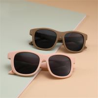 Square Baby Sunglasses 0-3 Years Girls Boys Eyewear Outdoor UV Protect Shades Silicone Flexible Frame Glasses Car Eyeglasses Goggles