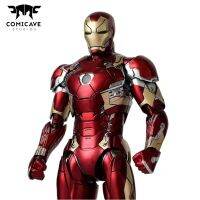 2022 New Comicave 1/12 Iron Man Marvel Figure Armor Mk46 Joint Movable Lighted Model Collection 75% Alloy Toy Gift