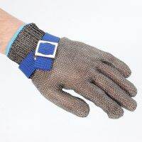 [Fast delivery] Anti-cut and anti-cut gloves 316 stainless steel wire gloves cutting slaughtering fish level 5 anti-cut and wear-resistant protection