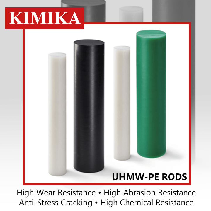 110mm diameter x 1 meter Ultra High Molecular Weight Polyethylene UHMWPE Rod White Engineering