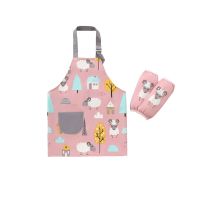 ◘✠﹉ Cute Toddlers Painting Apron Cooking Drawing Waterproof Children Bib Kitchen Classroom Birthday Gifts Type 4 130cm