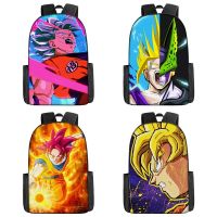 Anime Dragon Ball Backpack 3D Print Goku Cool Cartoon Kindergarten Lightweight Schoolbag Casual Children Start School Gift