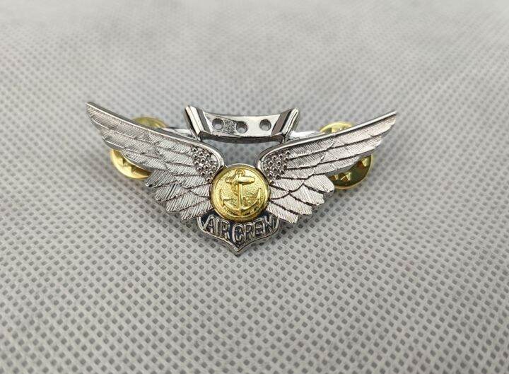 tomwang2012 US NAVY COMBAT AIRCREW WING HAT PIN INSIGNIA METAL BADGE ...