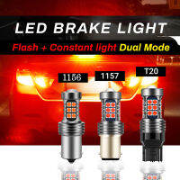 1pcs Red 1157T201156 LED Strobe 5 Times Stop Bulbs Tail Blinking Light Turn Signal Lamp 27SMD Brake Light Driving Light