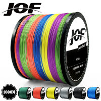 JOF 300M 500M 1000M 8 Strands 4 Strands 18-88LB PE สายถักเปีย Multifilament Super Strong สายการประมงญี่ปุ่น Multicolor