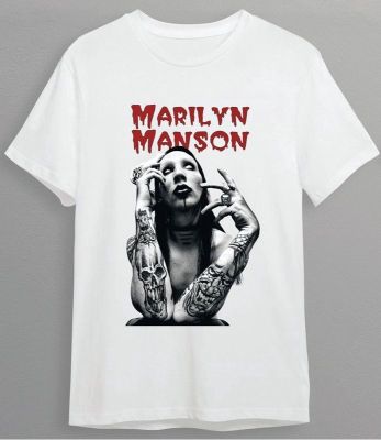 เสื้อยืด Marilyn Manson เสื้อยืดวงดนตรี เสื้อวง Marilyn Manson