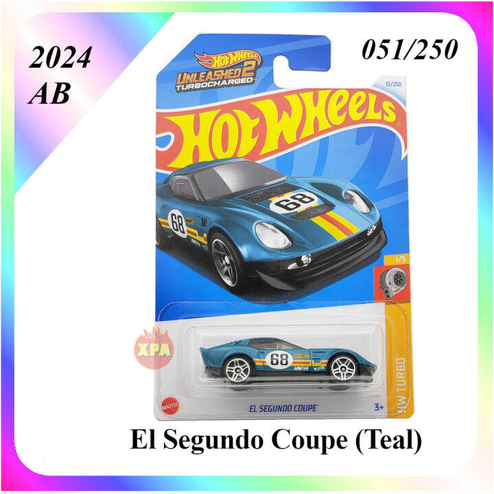 STARS Hot Wheels Race Car Collection El Segundo Coupe (Teal) 2024 HW