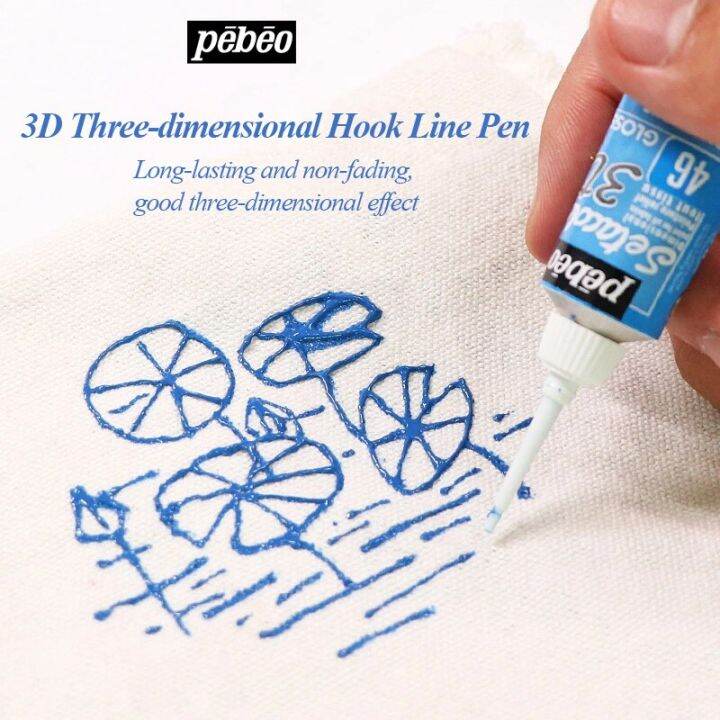 french-pebeo-3d-three-dimensional-hook-line-pen-comic-manicure-painting-writing-student-stationery-hand-painted-diy-handmade