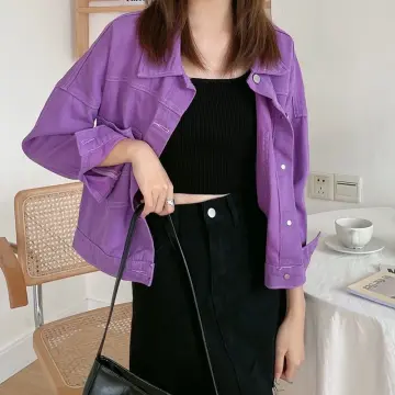 Purple on sale chiffon jacket