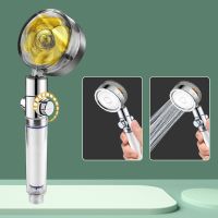 【YP】 Rotated Pressure Turbocharged Shower With Holder Hose Filter Handheld Pressurized Massage Rainfall Nozzle