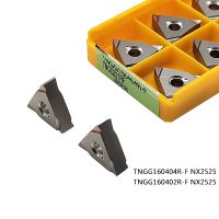 10pcs TNGG160402R-F TNGG160404R-F TNGG160404L-F NX2525 เซรามิกแทรกเครื่องกลึง CNC เครื่องมือกลึงเครื่องมือ TNGG 160404 R-F L-F Blade