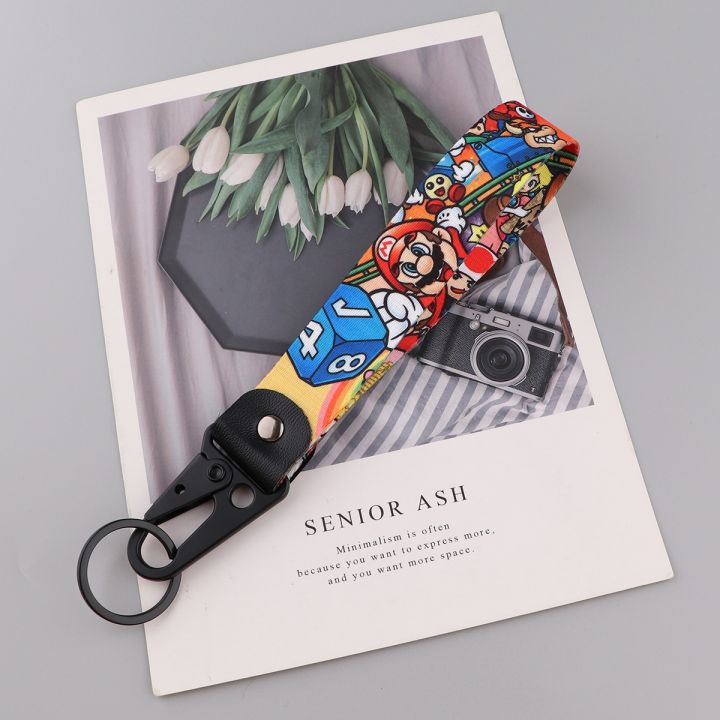 vv-yq1463-cartoon-beak-keychain-lanyard-short-wrist-keys-cord-rope-accessory