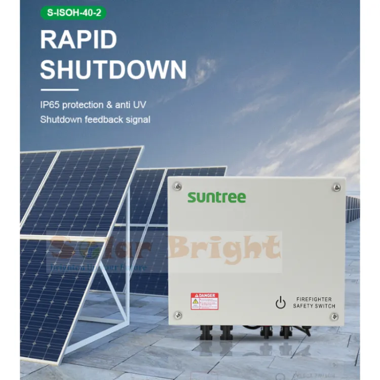 SUNTREE Rapid Shutdown RSD Solar PV Power 4 Pole 2 Strings 1500V