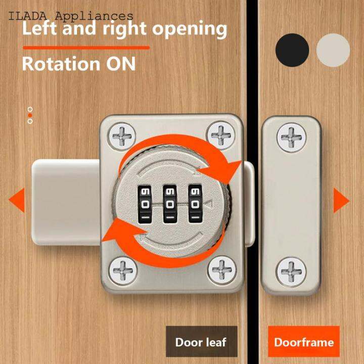 Mechanical Password Lock Revolving Door Lock Digital Code Lock Keyless Entry Door Lock for