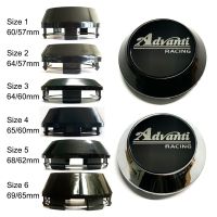 Style 4pcs 60/64/65/68/69MM Advanti Silver Logo Car Automobile Sports Wheel Center Cap Hub Cap Cover Fit for Advanti RIM