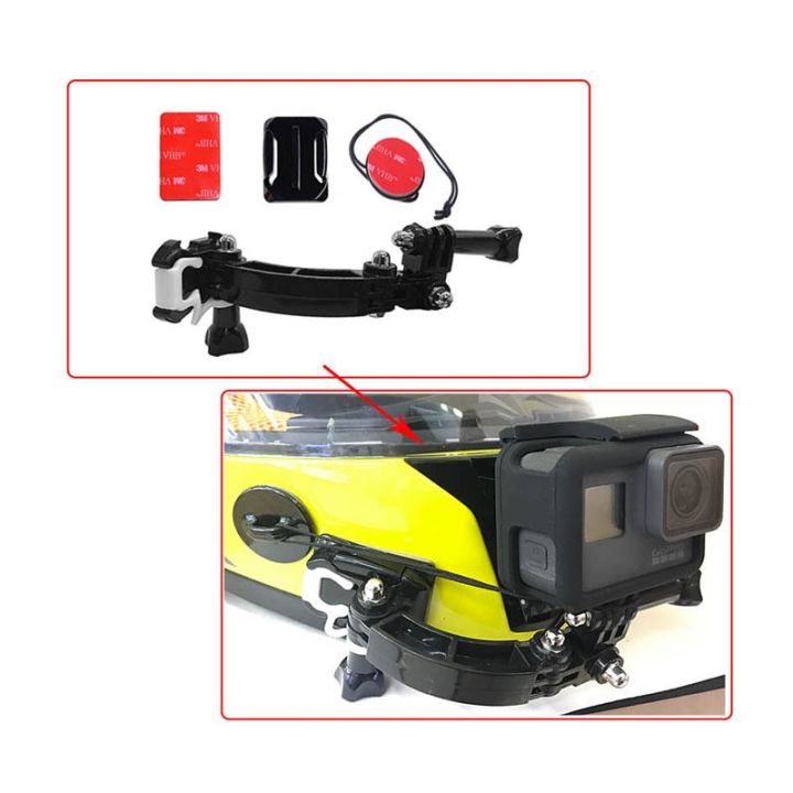 ชุดอะแดปเตอร์ติดกล้องกีฬาคางสำหรับ-hero-7-6-5-4-xiaomi-yi-4k-sjcam-อุปกรณ์เสริมสำหรับกล้องแอคชั่นแคมเมรา
