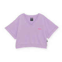 มอสซิโม®  M7318-0000 เสื้อสเวตเตอร์ Oversized Crop Sweatshirt - Purple