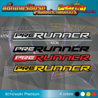 สติ๊กเกอร์ Prerunner พรีรันเนอร์ สะท้อนแสง แต่งรถ ติดรถ ติดกระจก ติดข้างรถ ติดสเกิร์ต ติดท้าย ติดกันชน รถยนต์