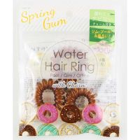 Lucky Trendy ยางรัดผม สีน้ำตาล Water Hair Ring (SPG502)