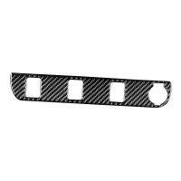 ❈ Cigarette Lighter Panel Trim Cover Carbon Fiber Automotive Decoration for Tacoma 15-20 285mmx48mm Lightweight Easy to Mount