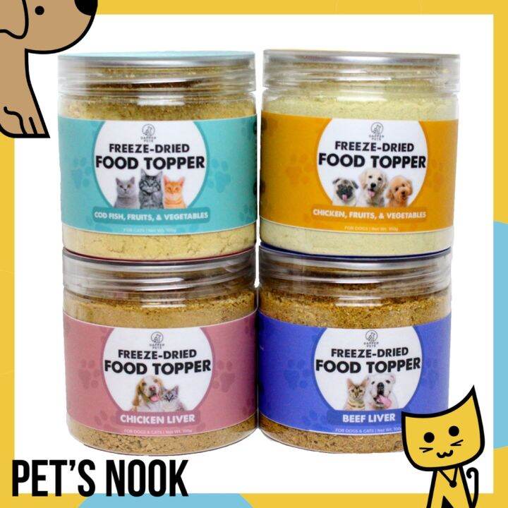 PET'S NOOK Dapper Pets Freeze Dried Food Toppers for Pets 100g Beef