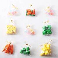 Dollhouse Doll House Mini Supermarket Bagged Bread Vegetables Candies Miniature Food Toy Model Shooting Props 【OCT】