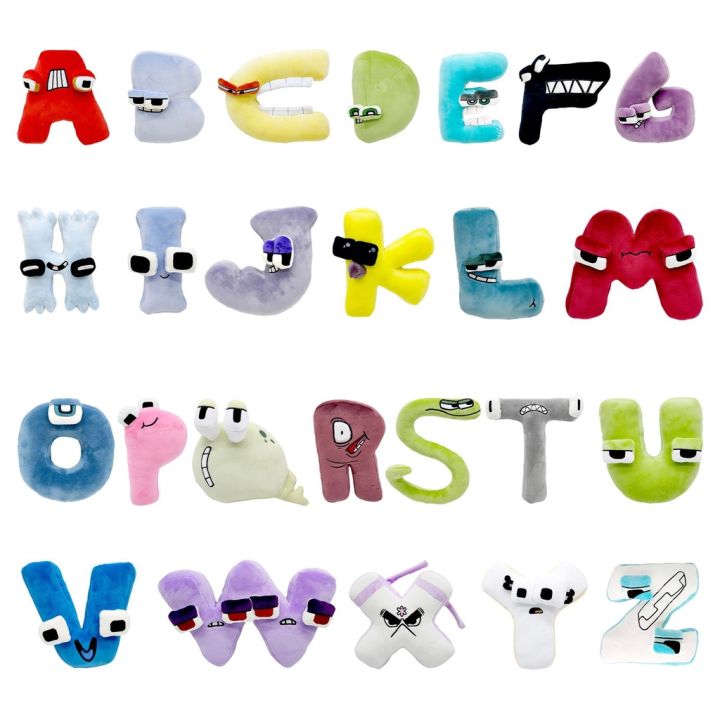 26 styles Alphabet Lore Plush Toy Game Alphabet Lore But Are