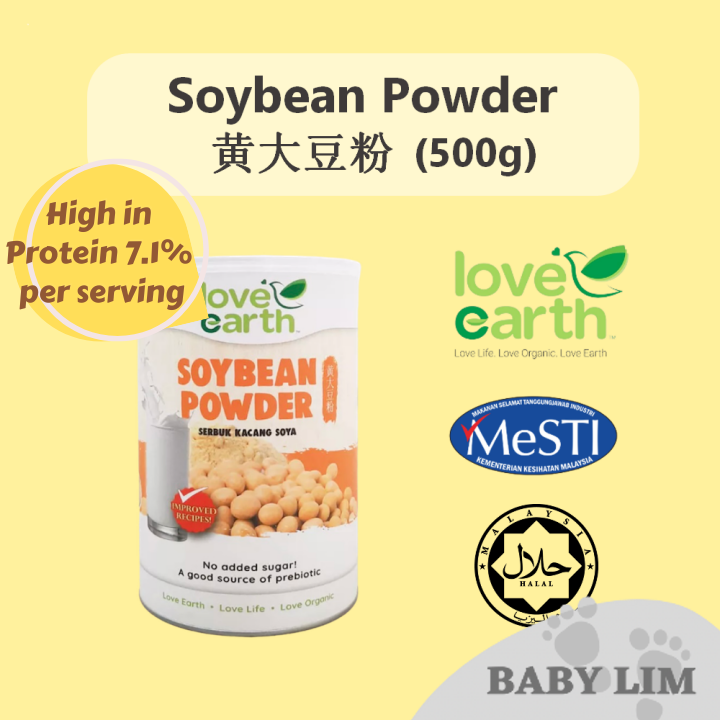 [EXP 09/24] Love Earth Organic Soybean Powder (500g) 乐儿有机黄豆粉 Serbuk