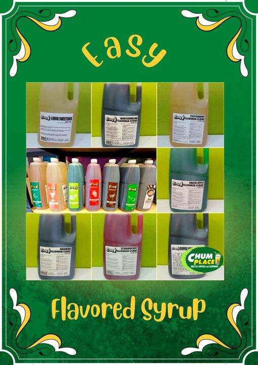 Easy Flavored Syrup 2.5kg Lazada PH