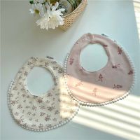 【CC】 Baby Bibs Print Absorbent Newborn Tassel Bib Infant Burp Cloths Bandana Scarf for Kids Saliva Feeding Item