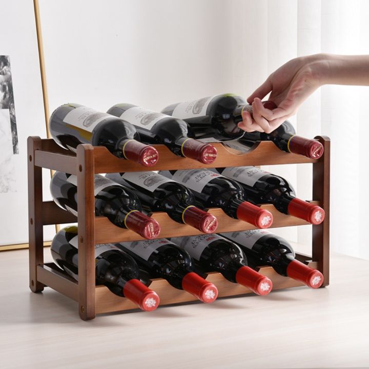 sdfbn-คลาสสิกคลาสสิก-1ชิ้นค่ะ-ง่ายๆ-แกดเจ็ตบาร์ที่บ้าน-แชมเปญและแชมเปญ-สไตล์ยุโรป-ชั้นเก็บไวน์-ชั้นวางไวน์-ที่วางขวดไวน์-ขาตั้งแสดงขวด