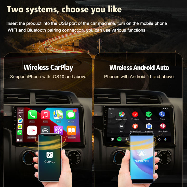 อะแดปเตอร์ไร้สายสำหรับ-carplay-สาย-dongle-อัตโนมัติสำหรับ-android-รถเครื่องเล่นมัลติมีเดีย-dongle-การเชื่อมต่อ-usb-เสียงผู้ช่วย-hddisplay