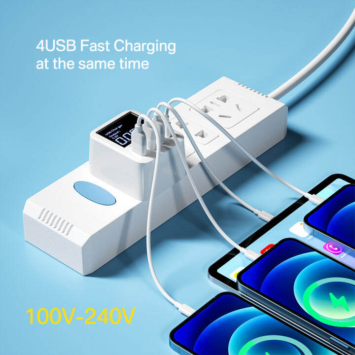 40w-quick-charge-qc3-0หัวชาร์จ-usb-แบบติดผนังอะแดปเตอร์โทรศัพท์มือถือสำหรับเดินทาง-pd-ที่ชาร์จเร็วสำหรับ-iphone-xiaomi-huawei-samsung-usb-c-ที่ชาร์จแบบเร็ว