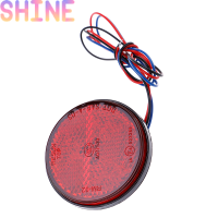 Shine ไฟเบรค LED 24ดวงสำหรับรถจักรยานยนต์รถยนต์1ชิ้นตัวสะท้อนแสง