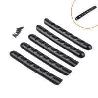 [COD] Suitable for JEEP modified door handle decorative strip aluminum alloy black 5 pack