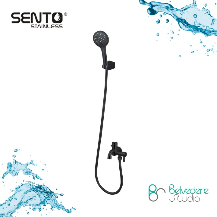 SENTO Black Multi Function Shower Tap Lazada PH